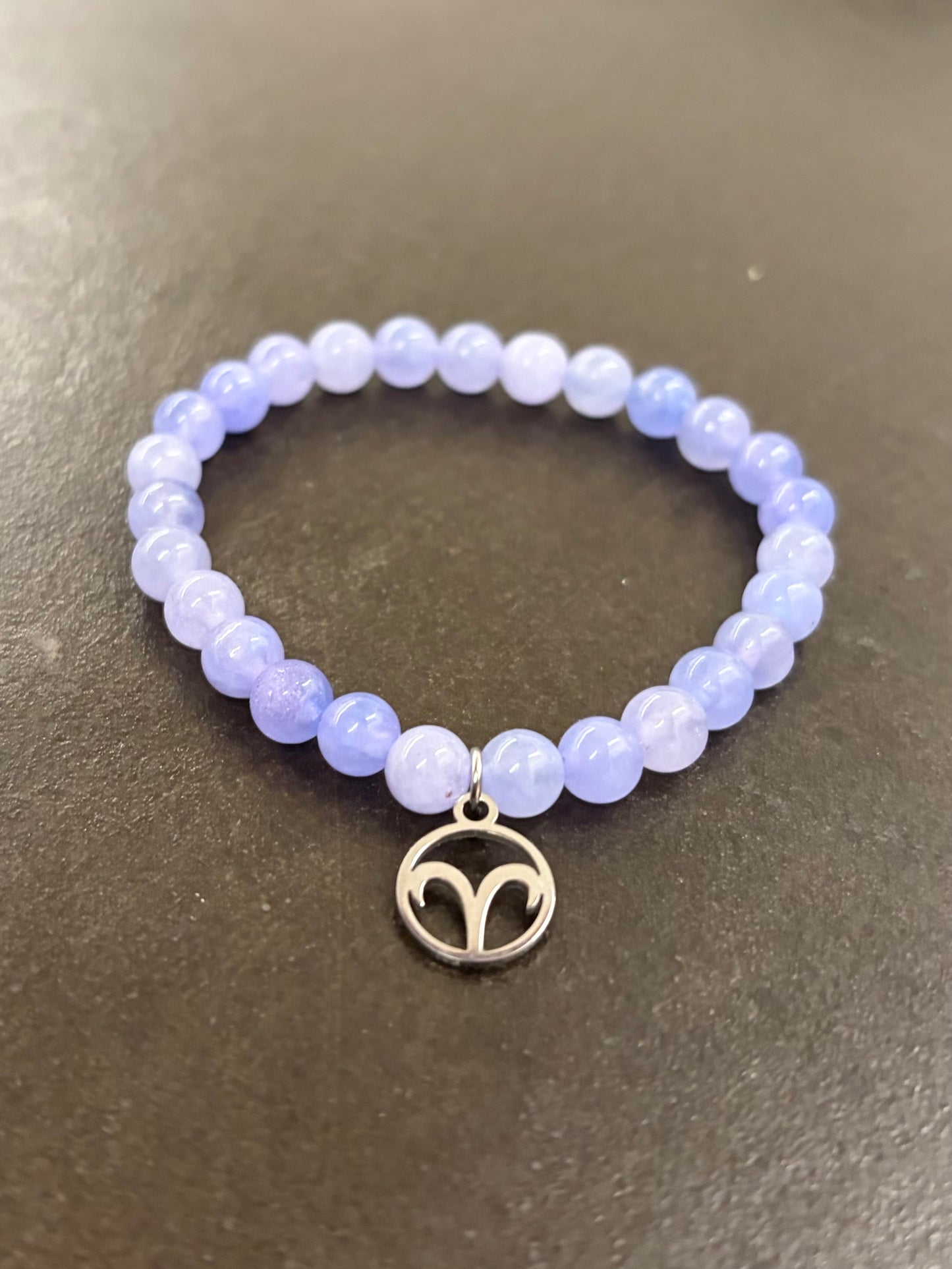 Waage-Aquamarin-Perlenarmband