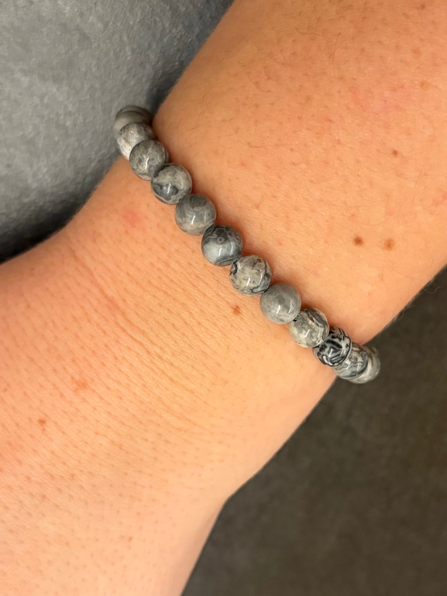 Mapstone-Perlenarmband