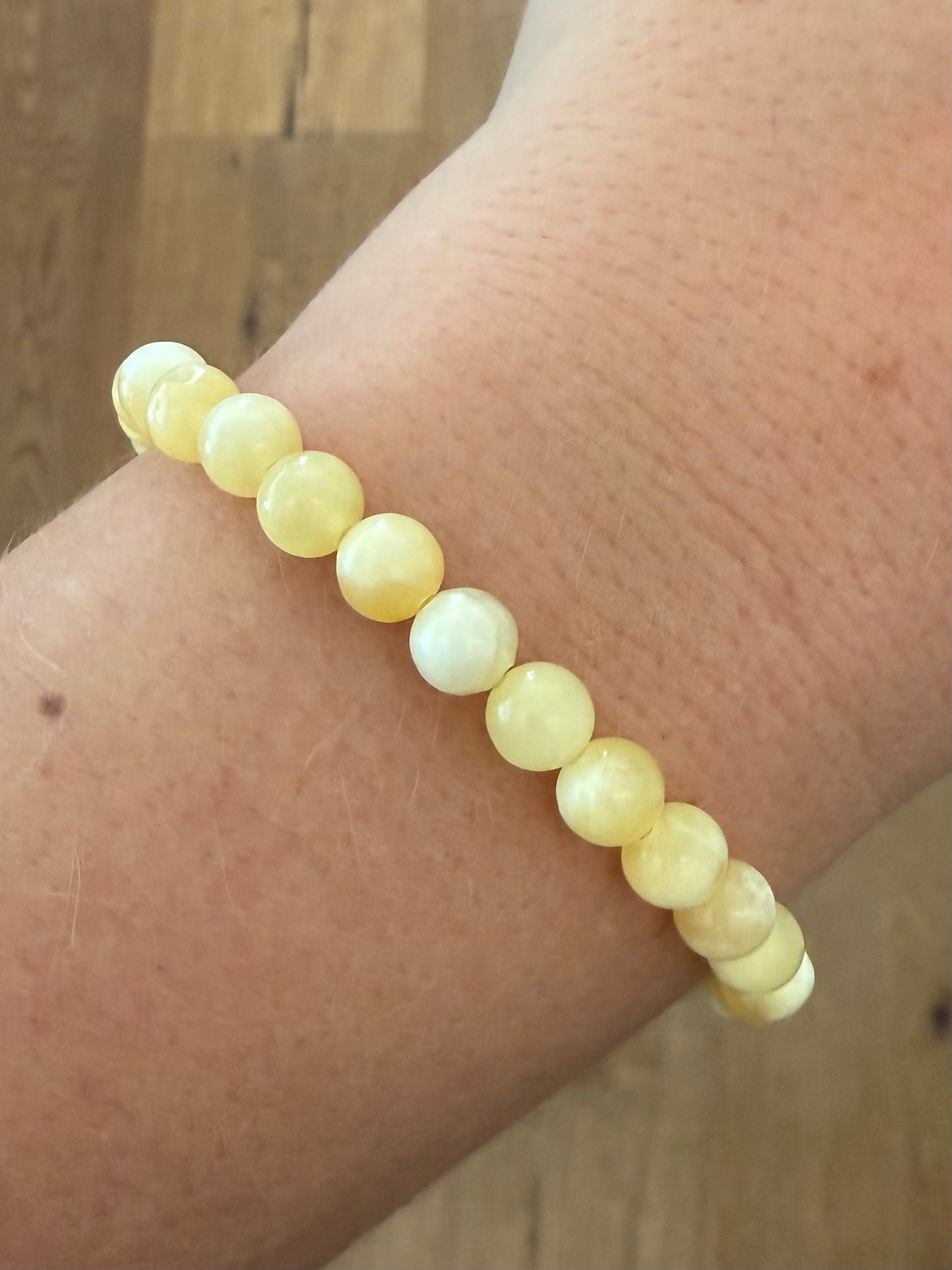 Gelber-Aventurin-Perlenarmband