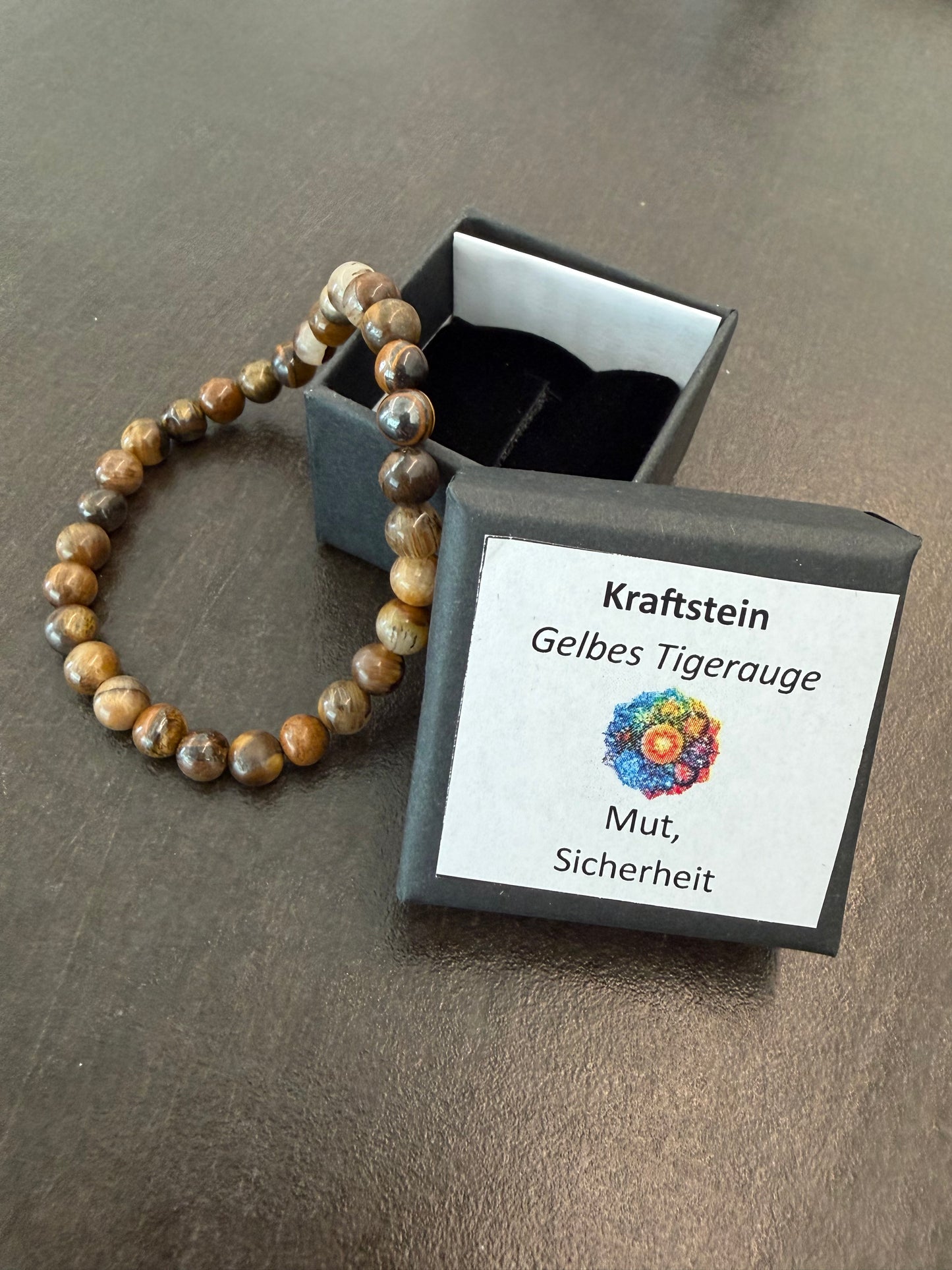 Gelbes-Tigerauge-Perlenarmband