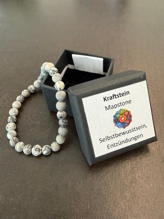 Mapstone-Perlenarmband