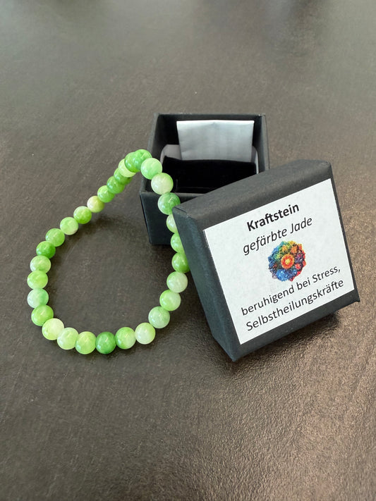 Gefärbte-Jade-Perlenarmband