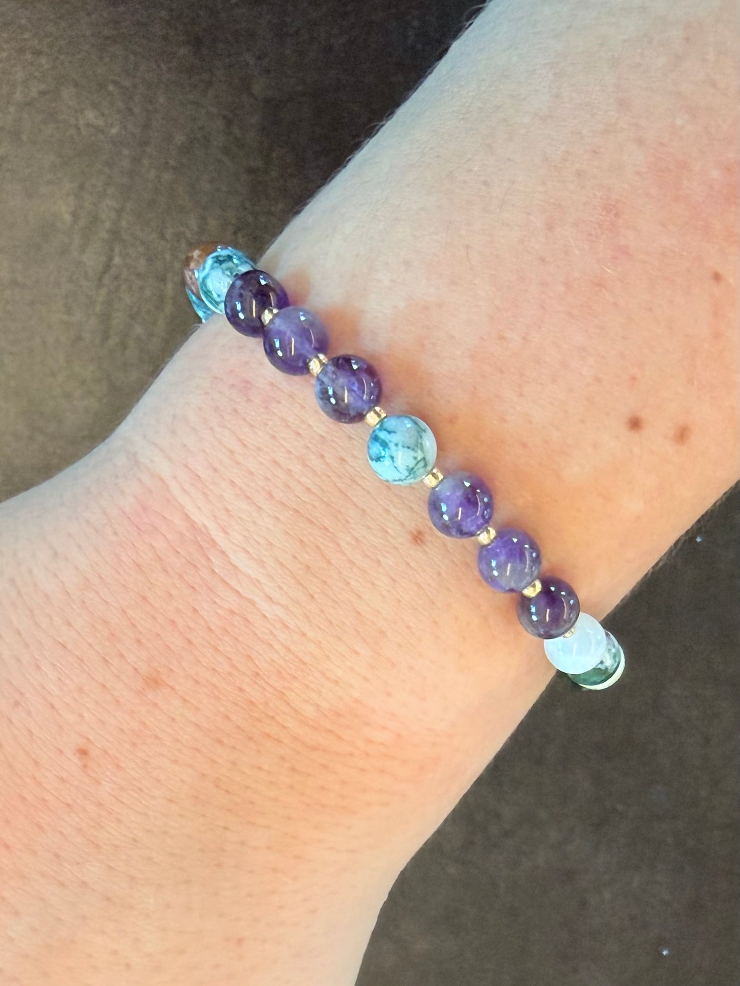 Schlaf gut-Kraftsteinarmband