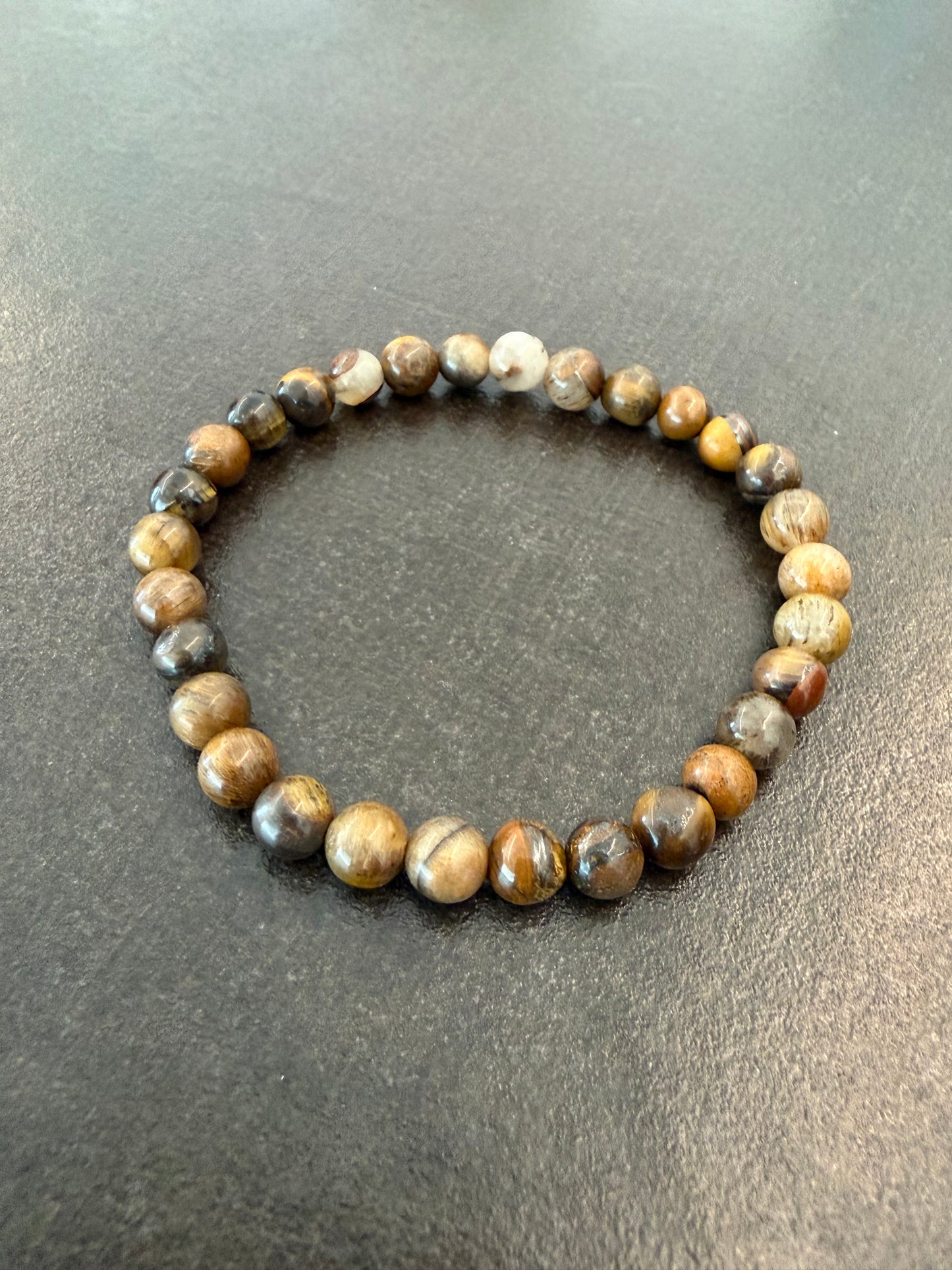 Gelbes-Tigerauge-Perlenarmband