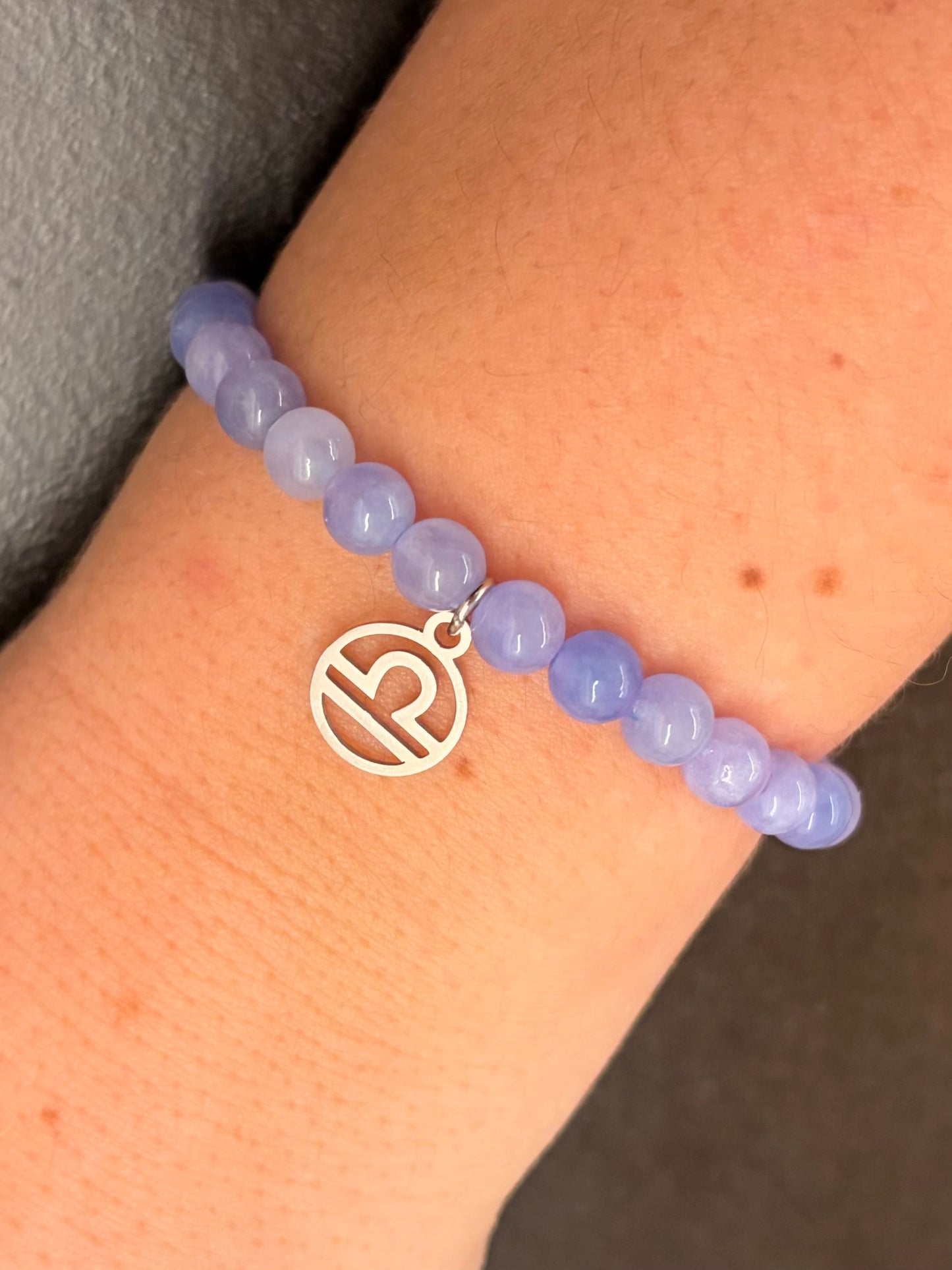 Waage-Aquamarin-Perlenarmband