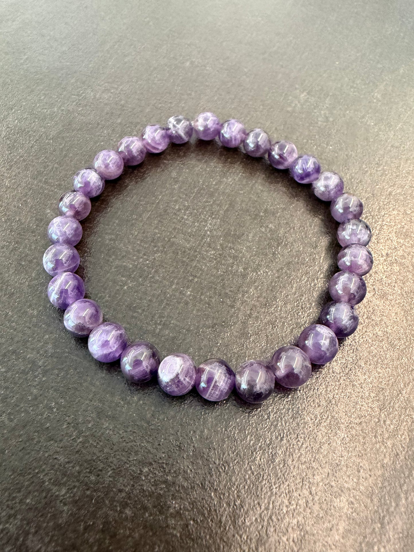 Amethyst-Perlenarmband