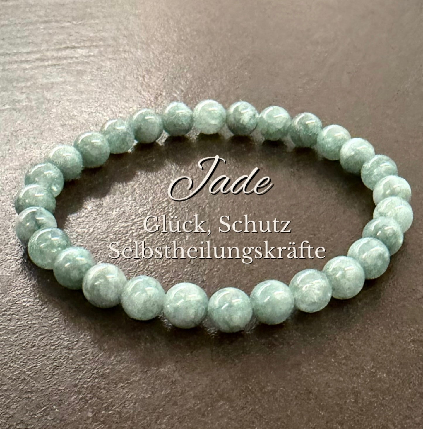 Jade-Perlenarmband