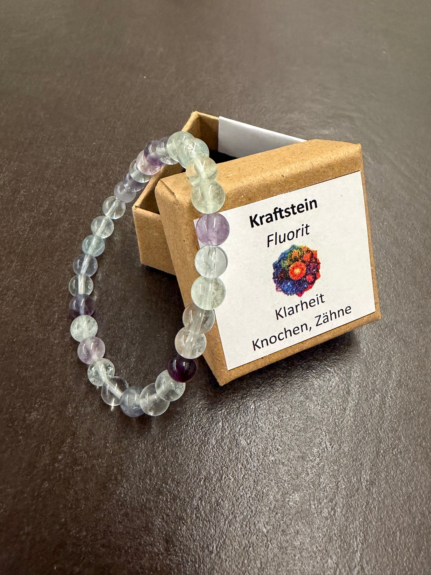 Fluorit-Perlenarmband