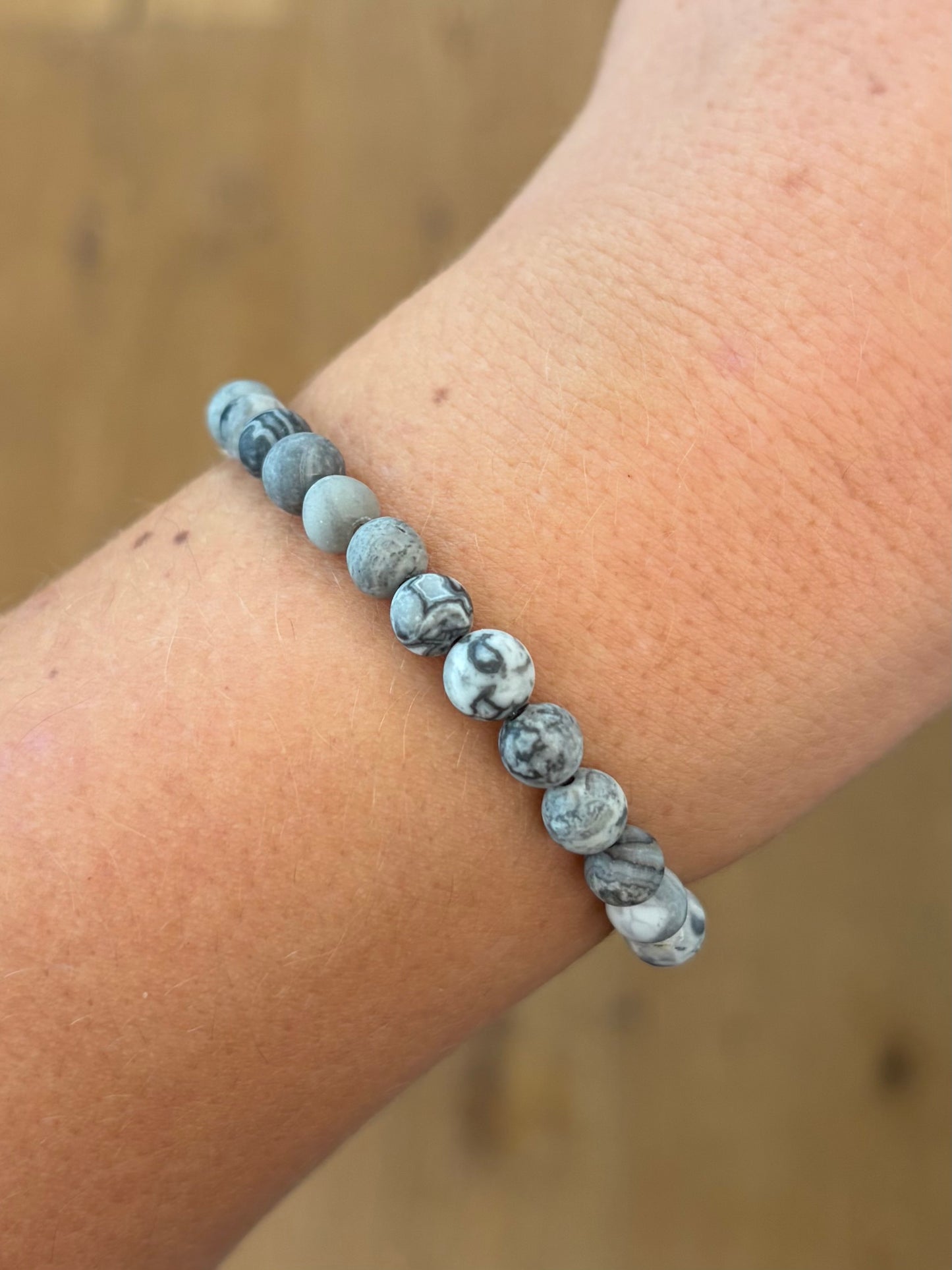 Mapstone-Perlenarmband