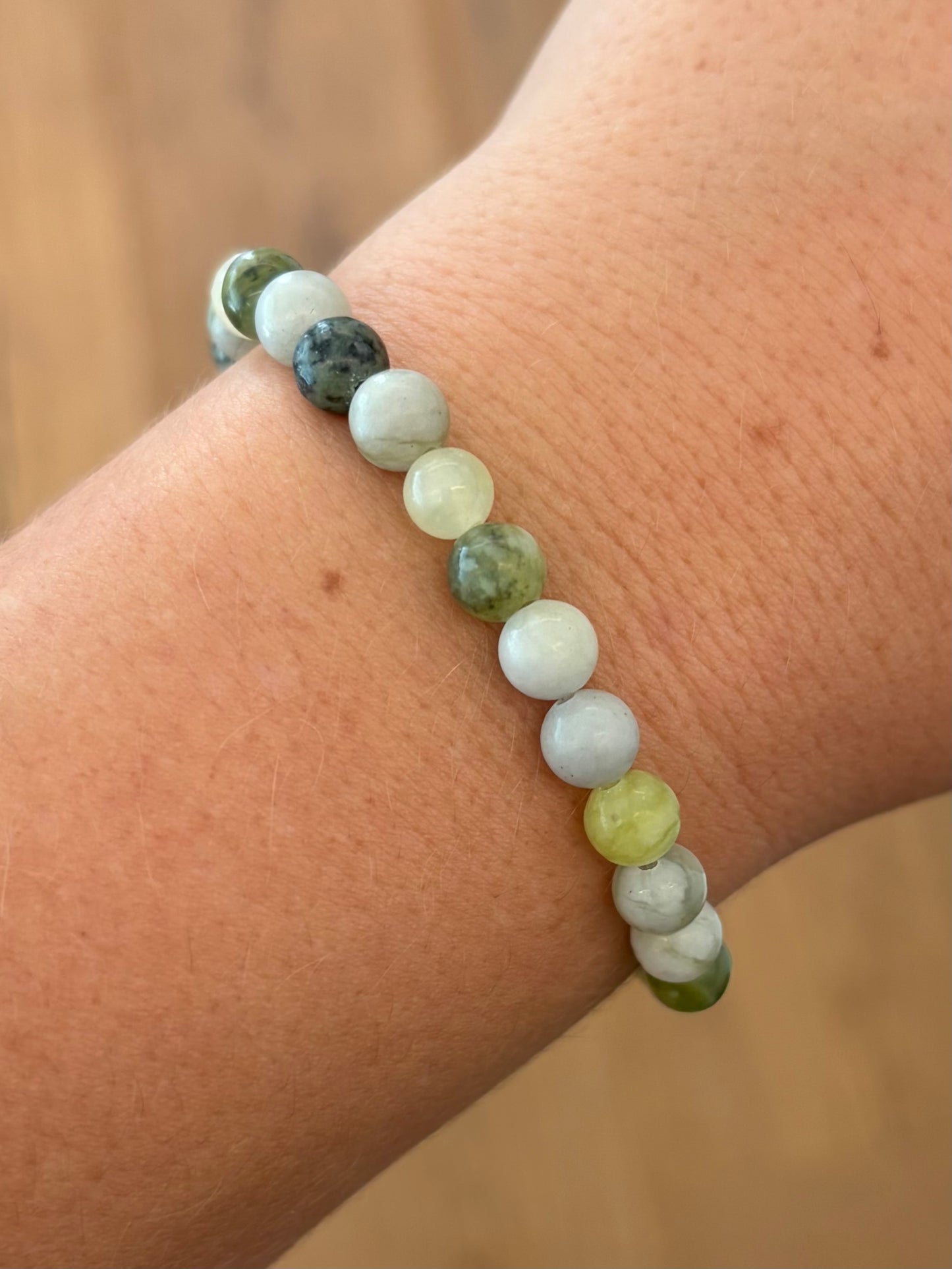 Qinghua-Jade-Perlenarmband