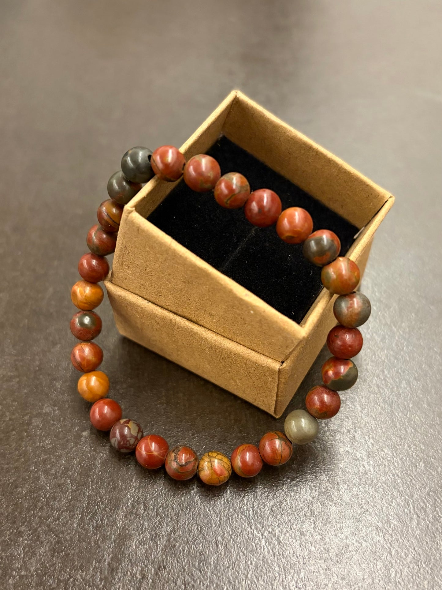 Picasso Jaspis-Perlenarmband