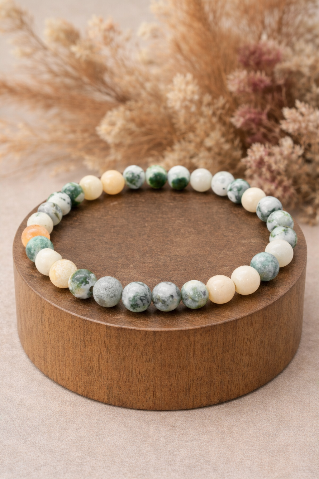 Achat-Perlenarmband