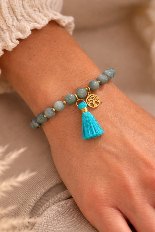 Jade-Perlenarmband